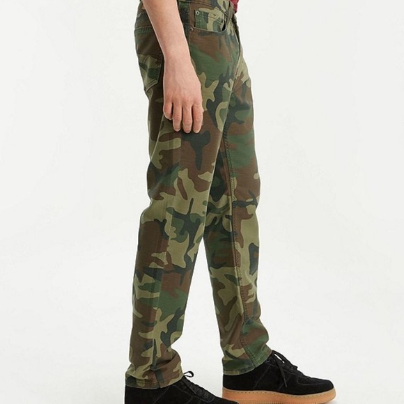 LEVIS 541 ATHLETIC FIT TAPERED CAMO PANTS 33x30 - Picture 2 of 5
